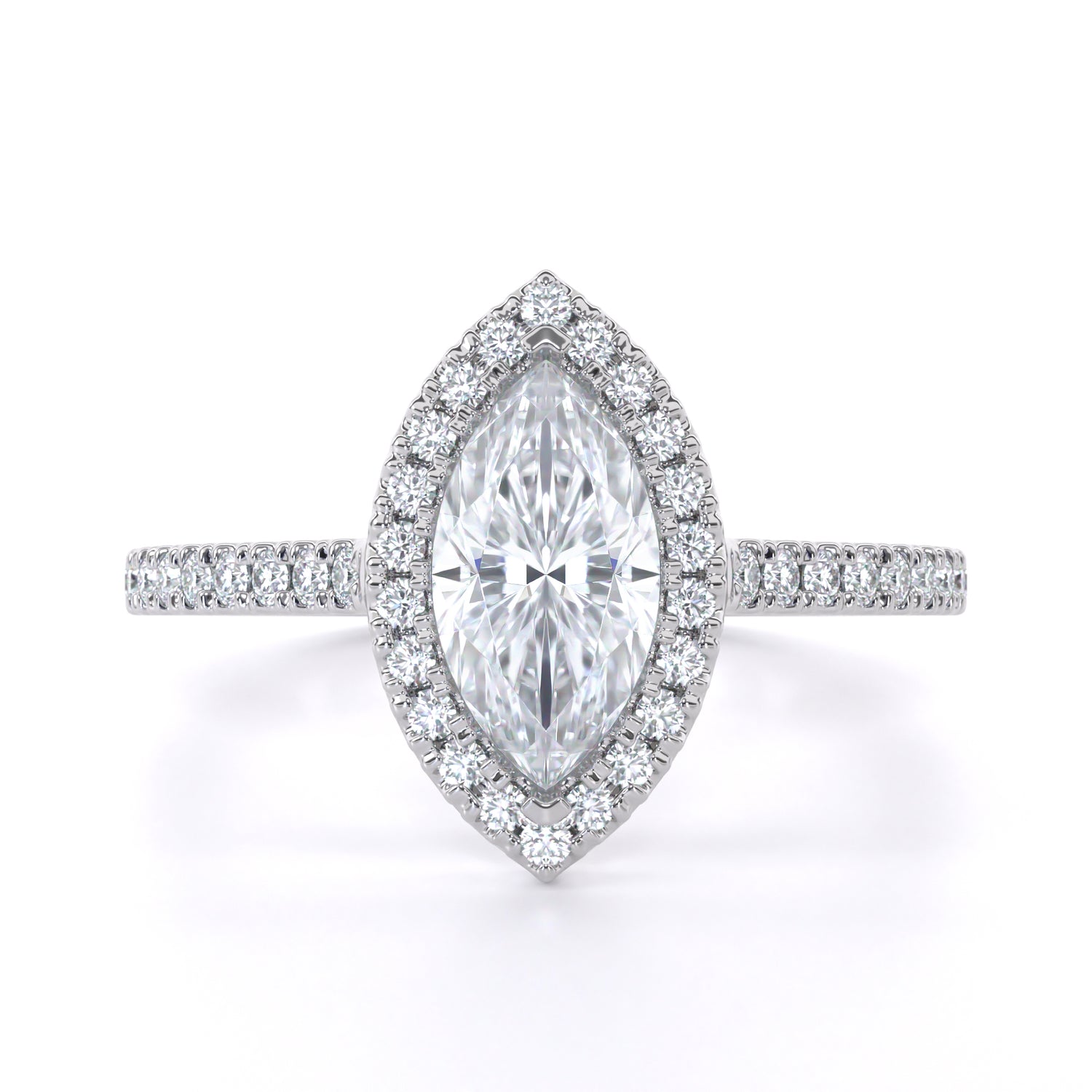 Whisper Halo Marquise
