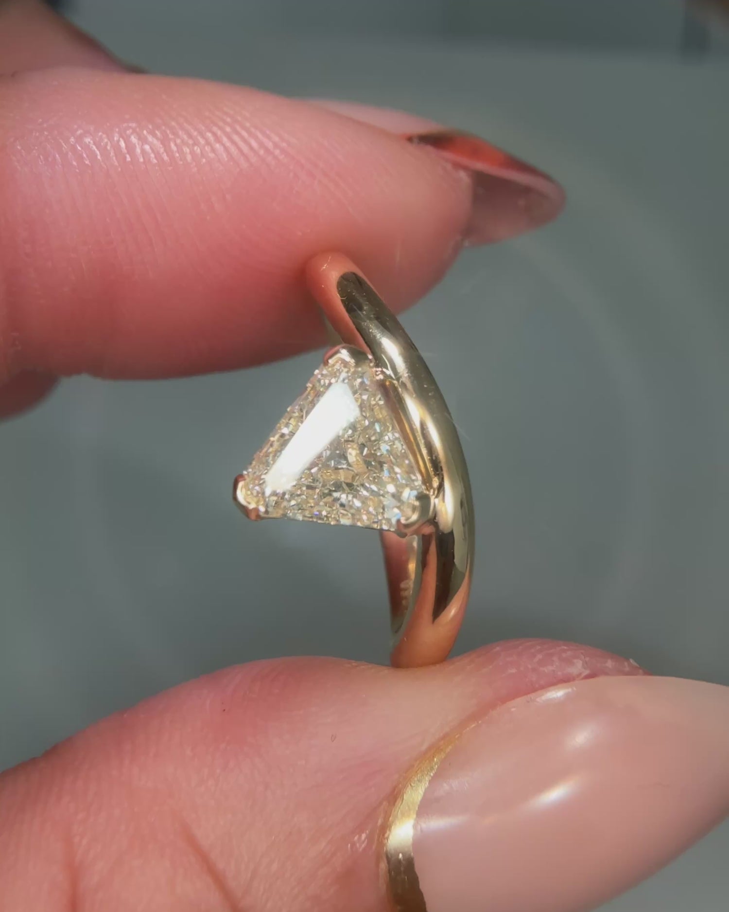 Wilma Trillion Cut Ring