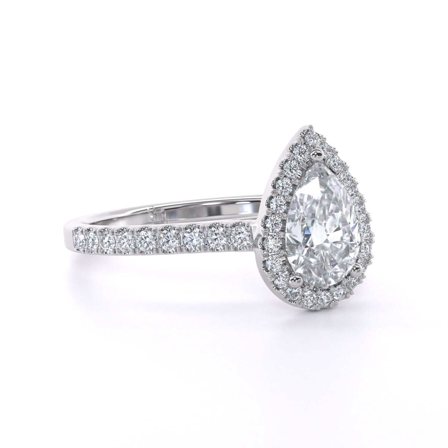 Whisper Pearshape Halo