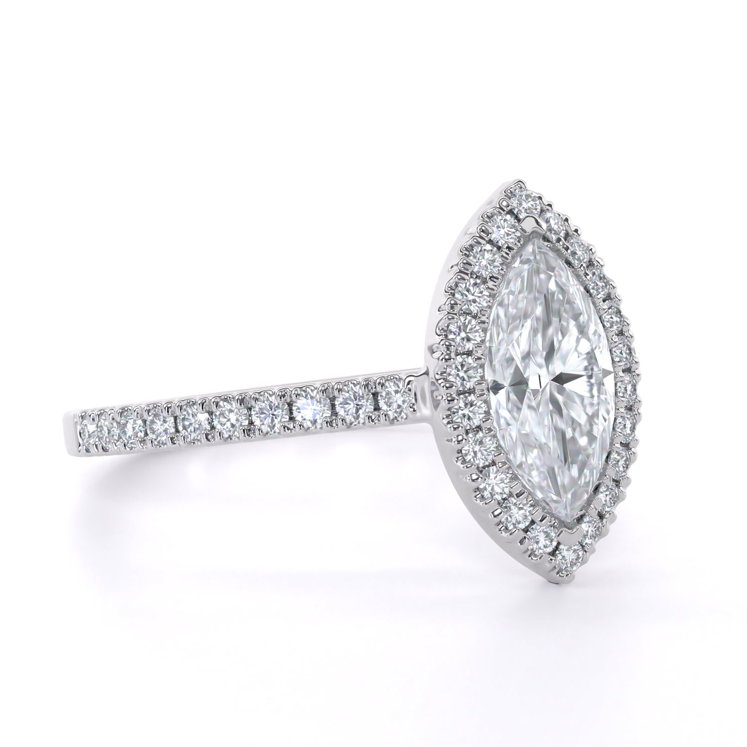 Whisper Halo Marquise