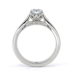 Radiant cut diamond engagement ring for women