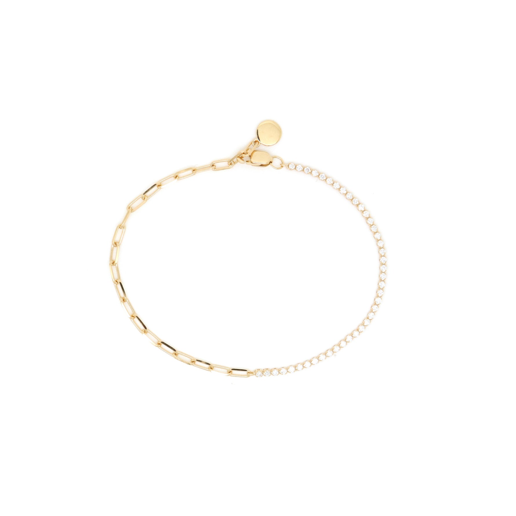  Round diamond tennis bracelet