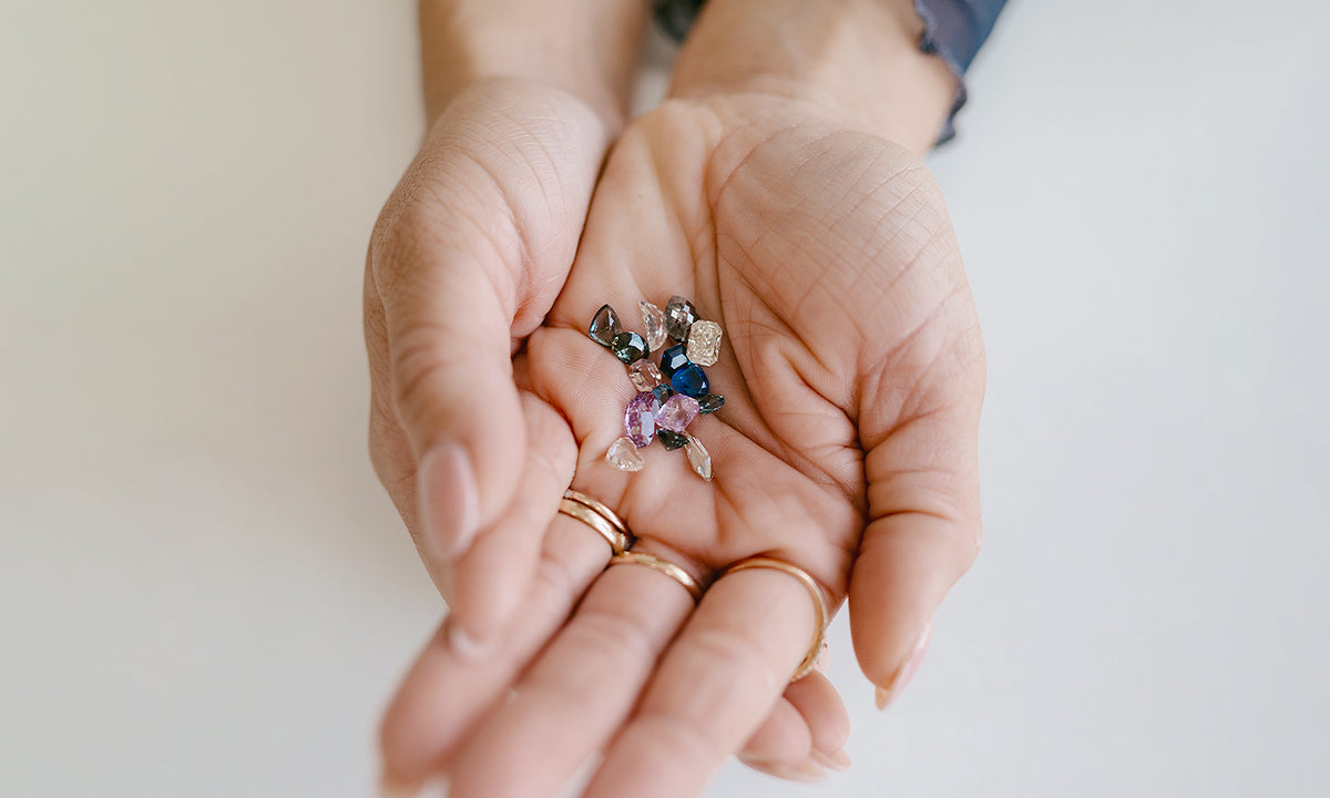 Clarity Diamonds by Aimee sourcing gemstones for bespoke ring design