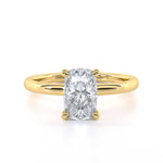 Cushion cut diamond engagement ring for women