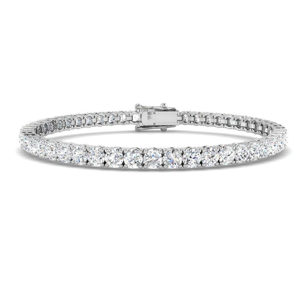 Classic diamond tennis bracelet
