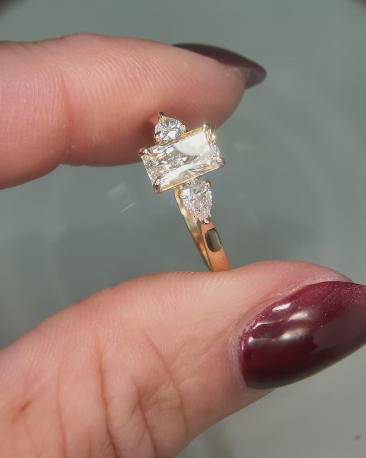 Radiant Cut Diamond Kathryn Ring