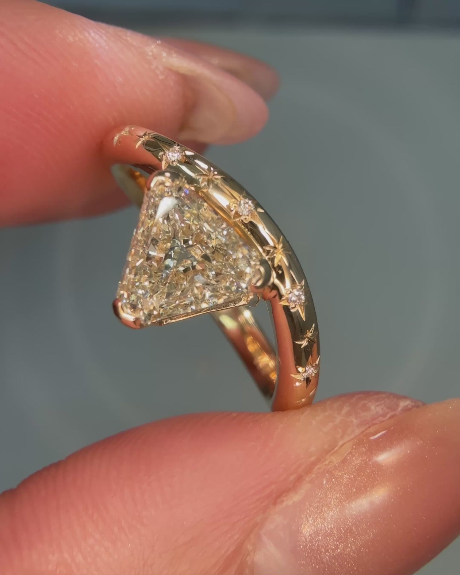 Wilma Trillion Cut Ring