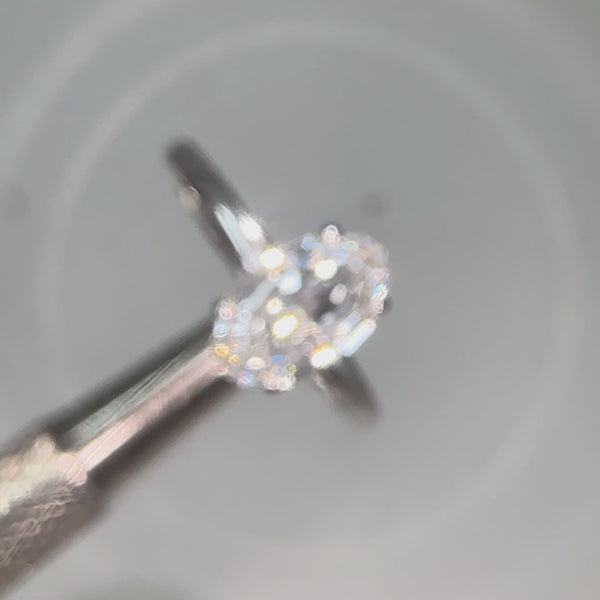 Lab Grown Diamond Step Cut Oval Piper Ring
