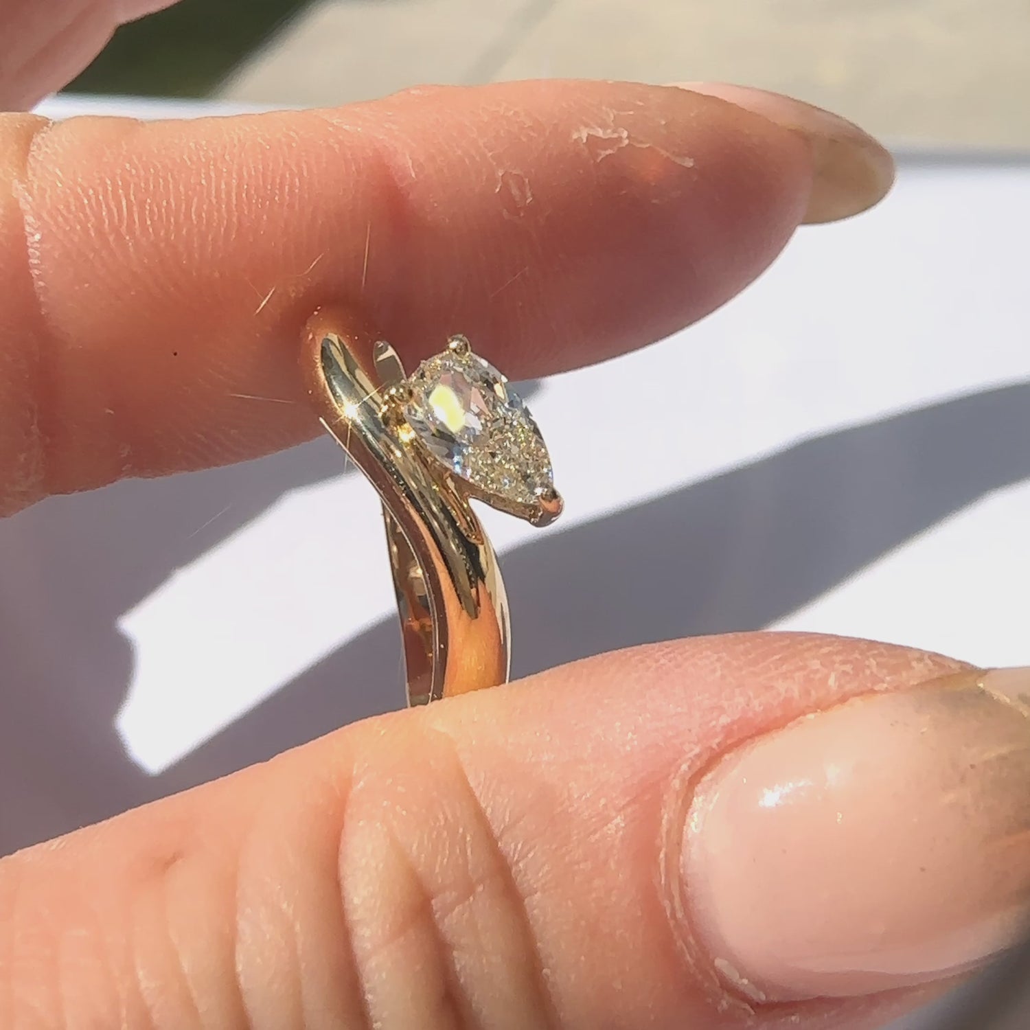 Wilma Pearshape Ring